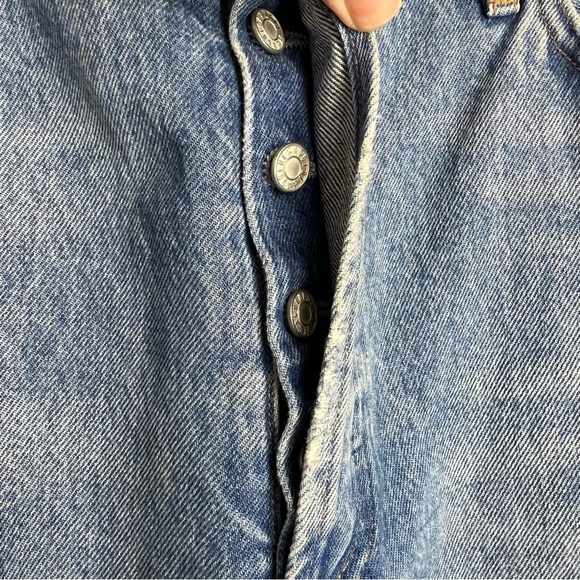 AGOLDE 90's Pinch Distressed Button-fly 100% Cotton Jeans Plus Size 32 - Picture 8 of 8